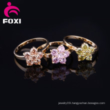 Wholesale Cheap Fashion Crystal Gold Rings